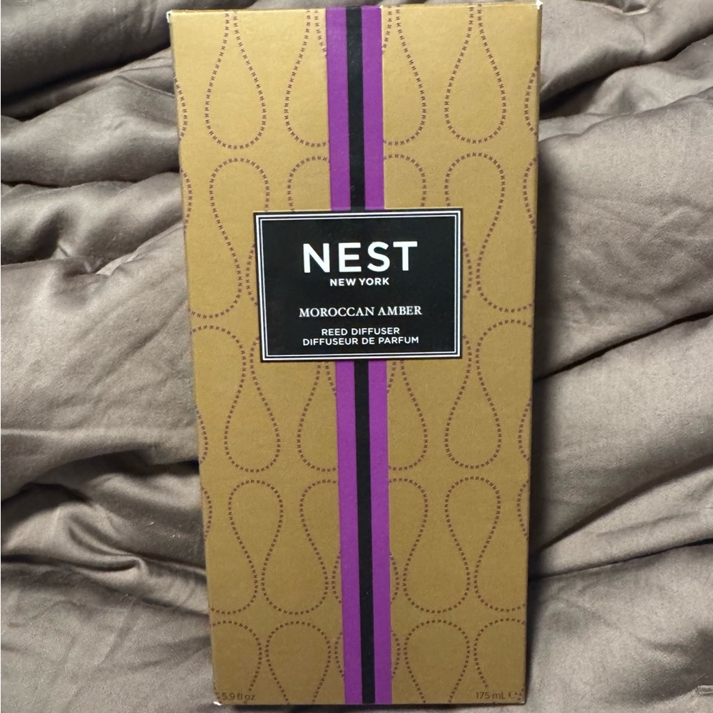 NEST Fragrances Moroccan Amber Reed Diffuser - new in box